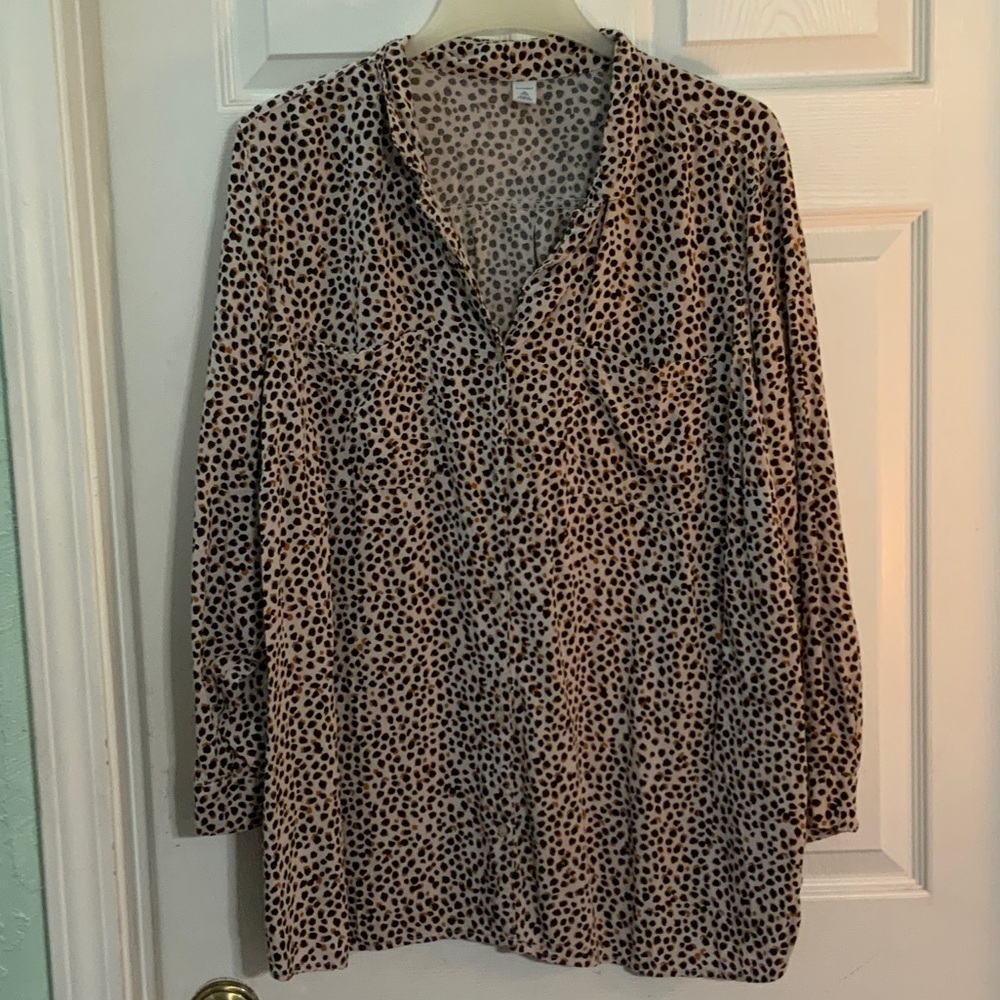 Old Navy Leopard Print Women's Top